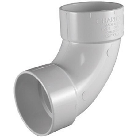 Pinpoint Charlotte Pipe & Foundry PVC013000600HA 90 PVC Dwv Elbow 3 in. PI154108